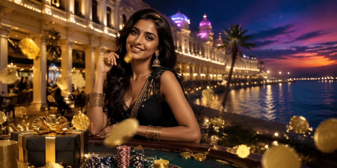 Live casino dealer dealing cards for Andar Bahar game